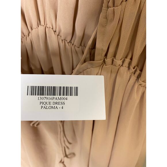 Reformation Pique Midi Dress in Paloma 4 - Picture 4 of 9